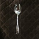 HAMPTON STAINLESS CHINA FLATWARE beaded point PIERCED SERVING SPOON SILVERWARE REPLACEMENT