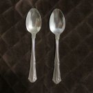 ROYAL NORFOLK STAINLESS CHINA 18 / 0 FLATWARE VENICE SET of 2 PLACE SPOONS SILVERWARE REPLACEMENT