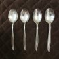 WM. ROGERS & SON STAINLESS  FLATWARE BERMUDA SET of 4 SPOONS SILVERWARE REPLACEMENT or CHOICE