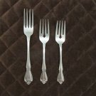 ONEIDA STAINLESS SSS FLATWARE ARBOR ROSE TRUE ROSE SET of 3 BLACK ACCENT SILVERWARE REPLACEMENT