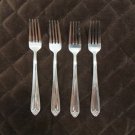 FARBERWARE STAINLESS FLATWARE MAJESTIC SET of 4 FORKS SILVERWARE or CHOICE
