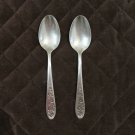 IMPERIAL STAINLESS JAPAN FLATWARE IMI 49 SET of 2 SPOONS SILVERWARE REPLACEMENT RARE