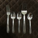 PFALTZGRAFF STAINLESS FLATWARE SATIN ARIEL SET of 5 SILVERWARE REPLACEMENT or CHOICE