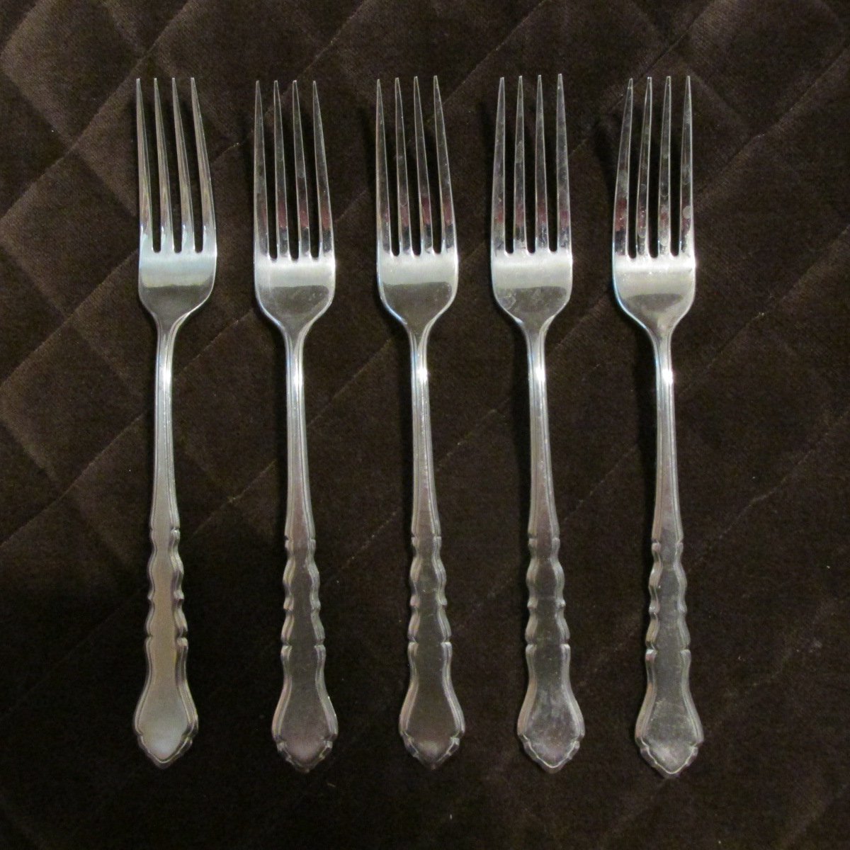 IS LYON STAINLESS FLATWARE AMERICANA SET of 5 FORKS SILVERWARE REPLACEMENT or CHOICE
