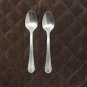 INTERNATIONAL STAINLESS CHINA FLATWARE INS 602 SET of 2 TEASPOONS SILVERWARE REPLACEMENT or CHOICE