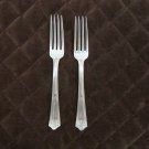 HF HANDFORD FORGE STAINLESS USA FLATWARE  SET of 2 DINNER FORKS SILVERWARE REPLACEMENT or CHOICE