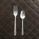 ONEIDA DELUXE STAINLESS FLATWARE CHERIE SET of 2 SILVERWARE REPLACEMENT or CHOICE
