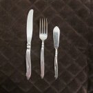 ONEIDA ROGERS PREMIER STAINLESS FLATWARE SHORELINE SET of 3 SILVERWARE REPLACEMENT or CHOICE