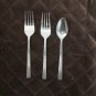 NATIONAL STAINLESS KOREA FLATWARE ROSE SERENADE SET of 4 SILVERWARE REPLACEMENT or CHOICE