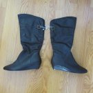 ROUTE 66 WOMEN'S SIZE 11 BOOTS BROWN FAUX LEATHER TALL   NWT