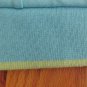 TALBOT'S WOMEN'S SIZE L PETITES JACKET ATHLETIC LIGHT BLUE & LIME TRACK NWT