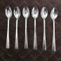 LIZ CLAIBORNE STAINLESS CHINA 18 / 0 FLATWARE  SET of 6 TEASPOONS SILVERWARE REPLACEMENT or CHOICE