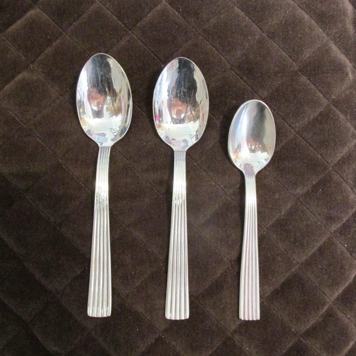 TOWLE STAINLESS KOREA 18 / 10 & 8 FLATWARE IONIC SET of 3 SPOONS SILVERWARE REPLACEMENT