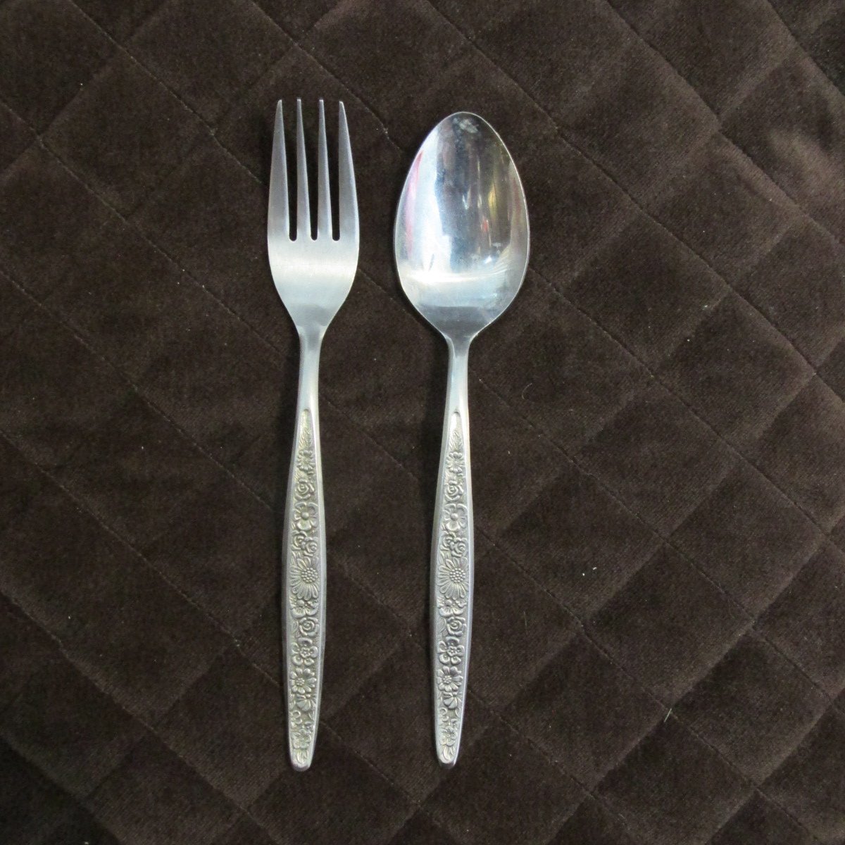 STAINLESS JAPAN FLATWARE JARDINERA FLORAL SET of 3 SILVERWARE REPLACEMENT or CHOICE