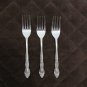 LUSTREWARE STAINLESS KOREA FLATWARE ORNATE ROSE BEAD SCROLL SET of 16 SILVERWARE