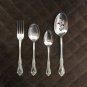 ONEIDA DISTINCTION DELUXE STAINLESS HH FLATWARE KENNETT SQUARE SET of 4 SILVERWARE REPLACEMENT or