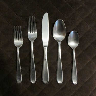 CAMBRIDGE STAINLESS CHINA FLATWARE LINDSAY SET of 15 SILVERWARE REPLACEMENT or CHOICE