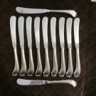 STAINLESS FLATWARE PISTOL HANDLE SET of 11 DINNER KNIVES SILVERWARE REPLACEMENT or CHOICE