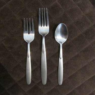 CAMBRIDGE STAINLESS CHINA FLATWARE CRESCENT SET of 10 SILVERWARE REPLACEMENT or CHOICE