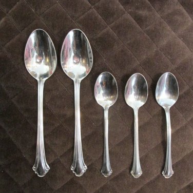 PFALTZGRAFF STAINLESS CHIINA 18 / 0 FLATWARE MERIDIAN 5 SPOONS SILVERWARE REPLACEMENT or CHOICE