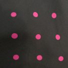 EXPRESS DESIGN STUDIO WOMEN'S SIZE M TOP BLACK, PINK DOTS SILK SLEEVELESS BARBIE