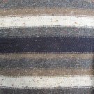 CJ (CHRISTOPHER) & BANKS WOMEN'S SIZE 2X SWEATER NAVY BLUE TAN GRAY IVORY STRIPE WOOL BLEND