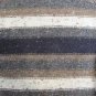 CJ (CHRISTOPHER) & BANKS WOMEN'S SIZE 2X SWEATER NAVY BLUE TAN GRAY IVORY STRIPE WOOL BLEND