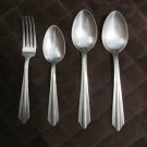 ROYAL STAINLESS FLATWARE ALLEGHENY RFL9 SET of 4 SPOONS, FORK WALLACE WB/W SILVERWARE REPLACEMENT or