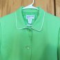 PENDLETON WOMEN'S SIZE 14 BLAZER KELLY GREEN SUIT COAT SILK BLEND JACKET IRISH ST. PATRICK'S DAY