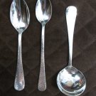 REED & BARTON STAINLESS 18 / 10 OLDE ENGLISH HAMMERED SET of 6 SILVERWARE REPLACEMENT or CHOICE