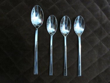 FOOD NETWORK STAINLESS FLATWARE CHIVE SET of 4 SILVERWARE REPLACEMENT or CHOICE