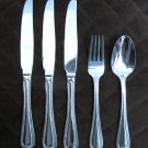ONEIDA STAINLESS FLATWARE SET OF 5 COUNTESS BEADED GLOSSY SILVERWARE REPLACEMENT or CHOICE ONEIDA STAINLESS FLATWARE SET OF 5 COUNTESS BEADED GLOSSY SILVERWARE REPLACEMENT or CHOICE