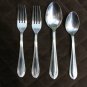 HAMPTON STAINLESS CHINA FLATWARE MALIBU SET of 4 SILVERWARE REPLACEMENT or CHOICE