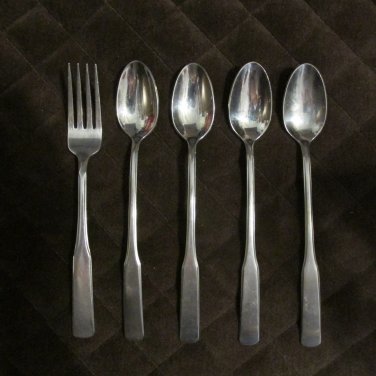 INTERNATIONAL AMERICAN STAINLESS USA FLATWARE INS 150 SET of 5 SILVERWARE REPLACEMENT or CHOICE RARE