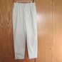 DOCKER'S WOMEN'S SIZE 14 L DRESS PANTS BEIGE TWILL PLEATED TROUSERS SLACKS OFFICE, CAREER