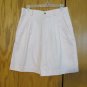 LIZ CLAIBORNE WOMEN'S SIZE 12 SHORTS LIGHT PINK COTTON TWILL PLEATED TROUSER GOLF STYLE SPRING