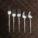 CAMBRIDGE STAINLESS CHINA 18 / 10 FLATWARE CHOP CONVERSATION SET of 5 SILVERWARE or CHOICE