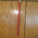 LIZ CLAIBORNE WOMEN'S SIZE M BELT RED LEATHER GOLD BUCKLE STYLE # 2560 NWOT