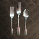 REBACRAFT STAINLESS JAPAN FLATWARE FIDDLER SET of 3 SILVERWARE REPLACEMENT or CHOICE
