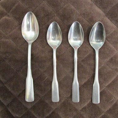 REED & BARTON REBACRAFT STAINLESS JAPAN FLATWARE COLONIAL HALL SET of 4 SILVERWARE REPLACE or CHOICE