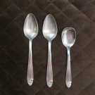 NATIONAL STAINLESS FLATWARE SILVERTONE NST 31 SET of 3 SILVERWARE REPLACEMENT or CHOICE