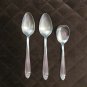NATIONAL STAINLESS FLATWARE SILVERTONE NST 31 SET of 3 SILVERWARE REPLACEMENT or CHOICE