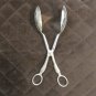 RAIMOND SILVER PLATE TONGS SALAD ICE CUBE SERVER FLATWARE VINTAGE SILVERWARE
