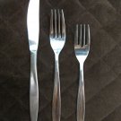 CRESTMARK STAINLESS JAPAN FLATWARE UNFCRE SET OF 12 SILVERWARE REPLACEMENT
