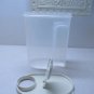 DECOR CLEAR PLASTIC CEREAL CONTAINER DRY FOOD KEEPER WITH LID