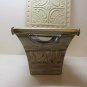 METAL CONTAINER EMBOSSED DECORATIVE DISTRESSED FRENCH COUNTRY FARMHOUSE BASKET BIN