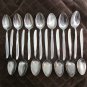 MW CO MONTGOMERY WARD STAINLESS JAPAN FLATWARE GRAPE SET of 39 SILVERWARE REPLACEMENT