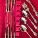 ONEIDA WM A ROGERS DELUXE STAINLESS FLATWARE MANSFIELD SET of 48 SILVERWARE NEW NOS
