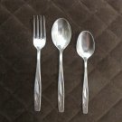 IS ROGERS CUTLERY STAINLESS USA FLATWARE WHISPERING LEAVES SET of 7 SILVERWARE REPLACEMENT or CHOICE