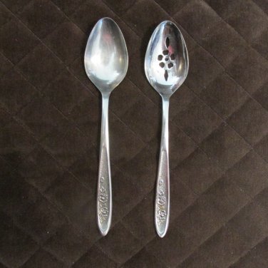 EKCO ETERNA STAINLESS JAPAN FLATWARE COUNTRY GARDEN SET of 6 SILVERWARE REPLACEMENT